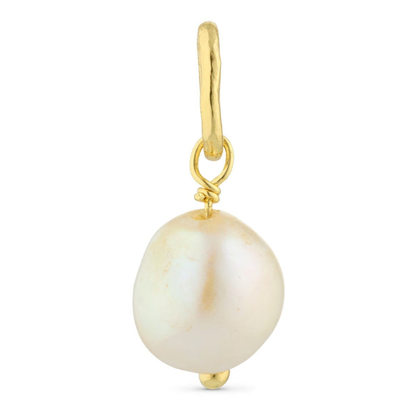 Pure By Nat - Perle vedhæng - Guld