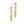 Pure By Nat - Ørering m. vedhæng - Guld