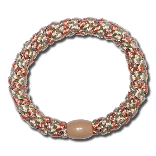 Liebly - Alexa elastik – Beige/Rose/Glitter
