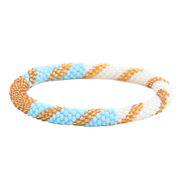 Liebly - Anju armbånd - Ocean/offwhite