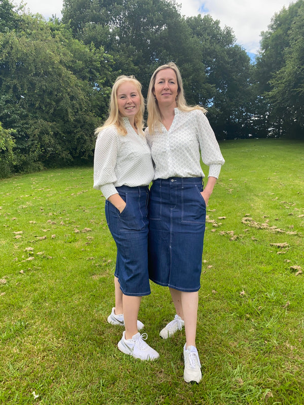 Nümph - NUISSA Denim Skirt - Blå