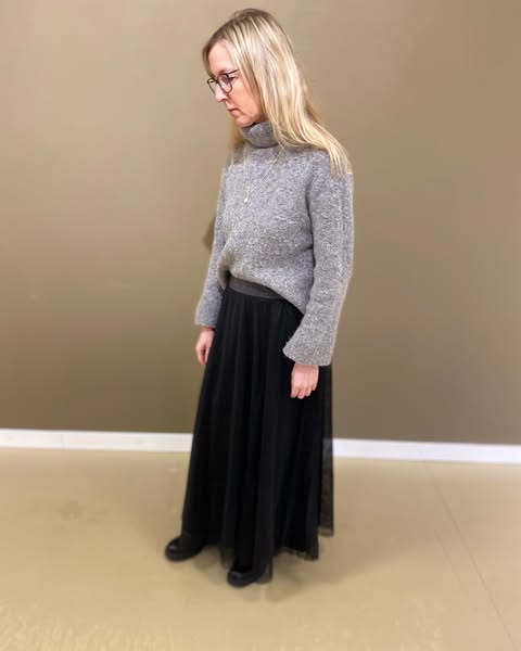 Nümph - NUWILLA Cropped Pullover - Grå