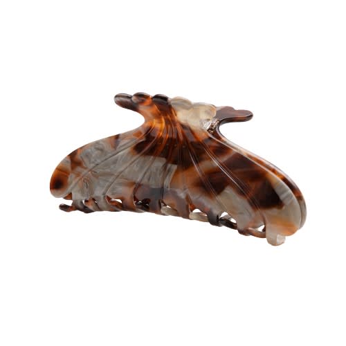 Liebly - Scallop Medium Hårklemme – Marmor