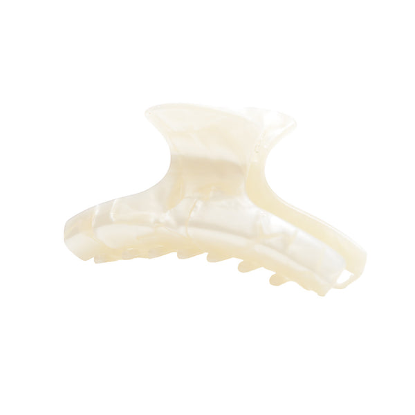 Liebly - Slim Medium Hårklemme – White/Pearl
