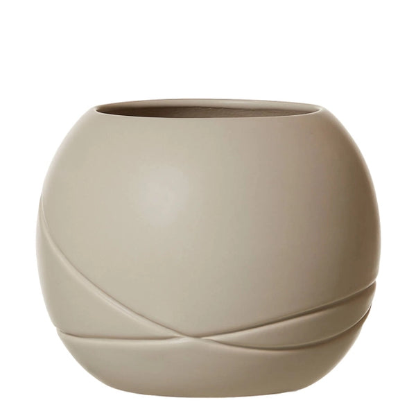 Water Flow Vase, stor, Light Brown