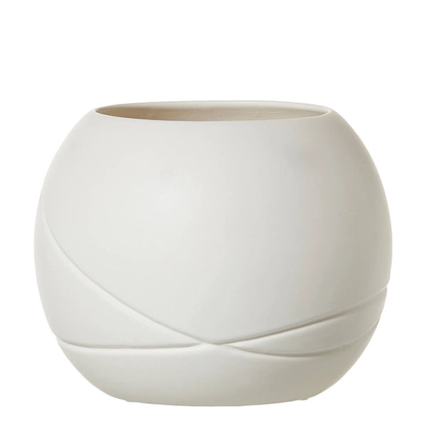 Water Flow Vase, stor, White