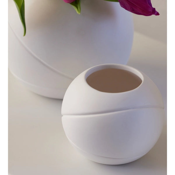 Water Flow Vase, stor, White