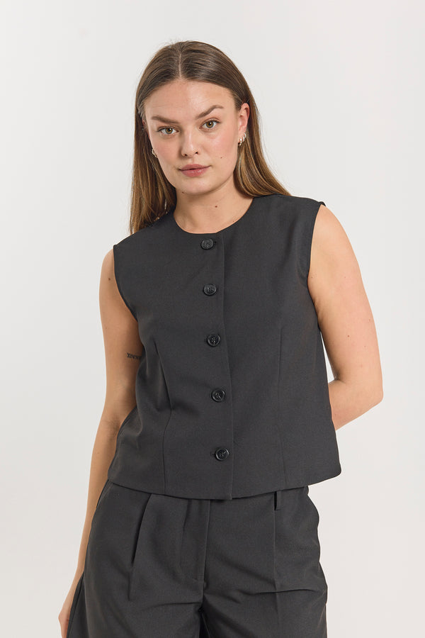 Freequent - FQMaeve Vest - Sort