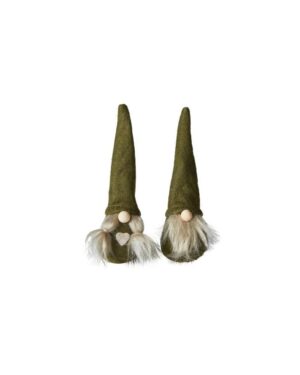 Kaj & Line par H13cm filt grøn