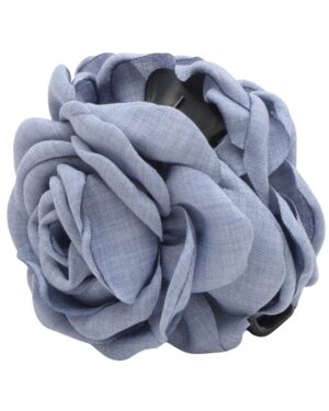 Hårklemme m. lyseblå blomst