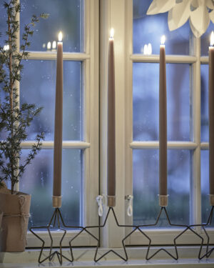 Stjerne stage 59x15x17cm metal - Advent