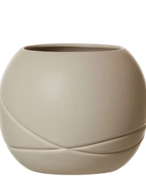 Water Flow Vase, stor, Light Brown - Lübech Living