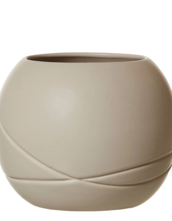 Water Flow Vase, stor, Light Brown – Lübech Living