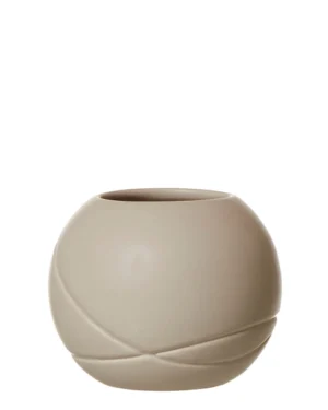Water Flow Vase, lille, Light Brown - Lübech Living