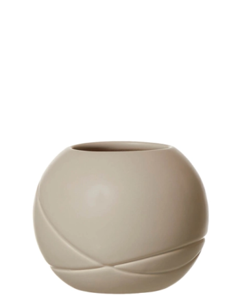 Water Flow Vase, lille, Light Brown – Lübech Living
