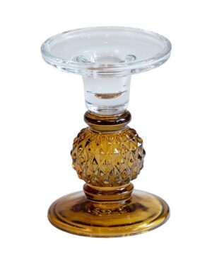 Lysestage D10x13cm glas